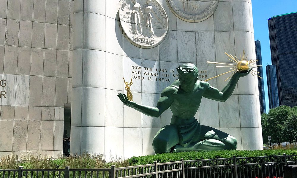 Spirit of Detroit in Detroit